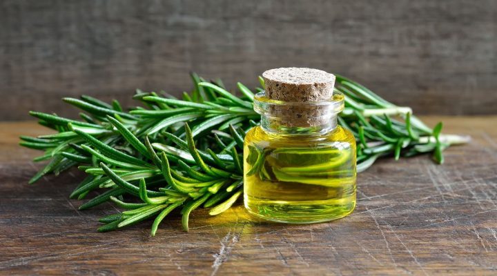 Olio di rosmarino per capelli forti e sani